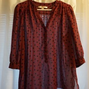 Lauren Conrad - 3/4 length sleeve blouse